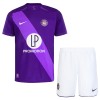 Officiële Voetbalshirt + Korte Broek Toulouse Thuis 2024-25 - Kids